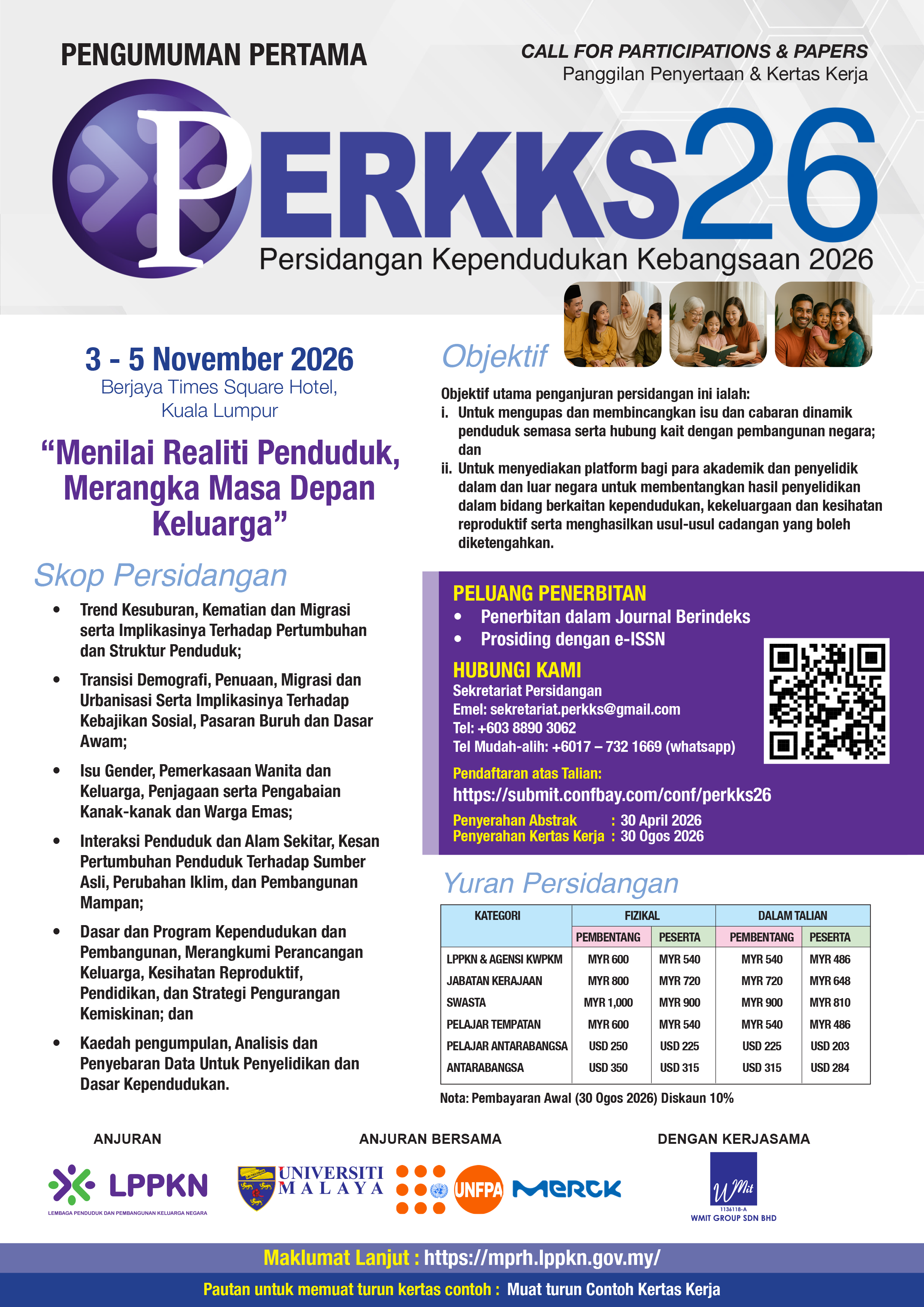 PERKKS 26 – Persidangan Kependudukan Kebangsaan 2026